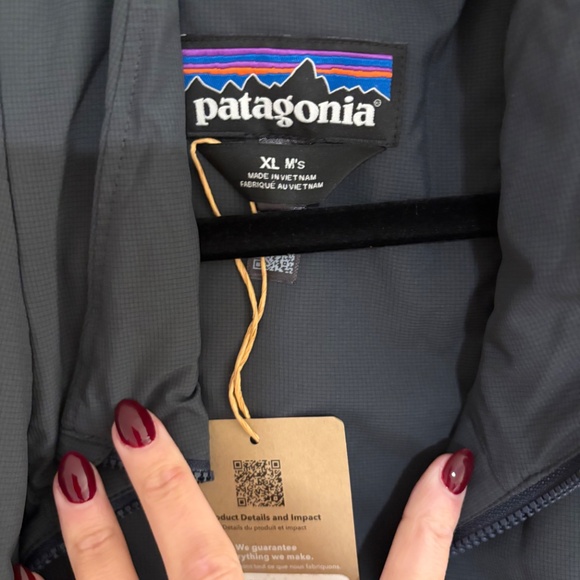 NWT Patagonia Nano- Air Light Vest in Smolder Blue- L & XL - Picture 6 of 7